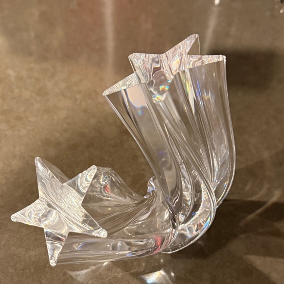 Steuben star themed Crystal Decorative Piece